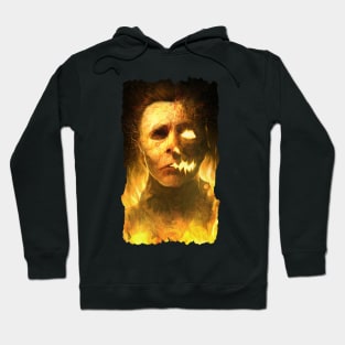 Michael In Flames Hoodie